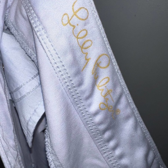 Lilly Pulitzer worth skinny jean sateen pants in pearly purple size 6 - Picture 7 of 9